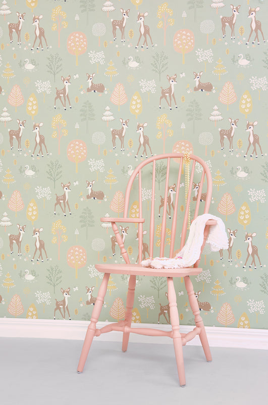 Golden woods – dusty green