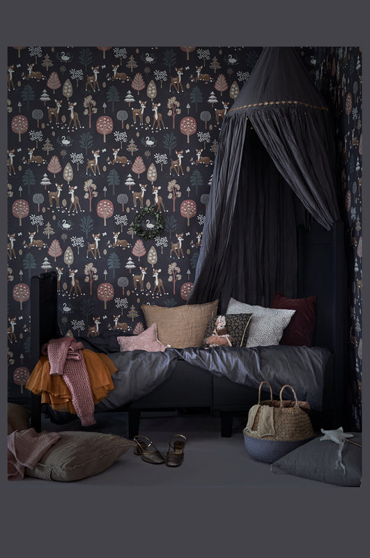 Golden woods – deep grey