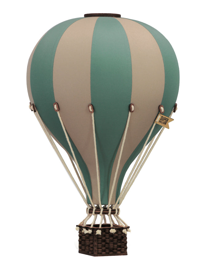 Pakabinamas dekoratyvinis oro balionas PASTEL GREEN/ BEIGE.