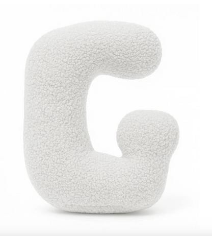 Pagalvė Abėcėlės Raidė Balta | Bearly