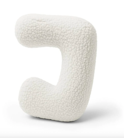 Pagalvė Abėcėlės Raidė Balta | Bearly