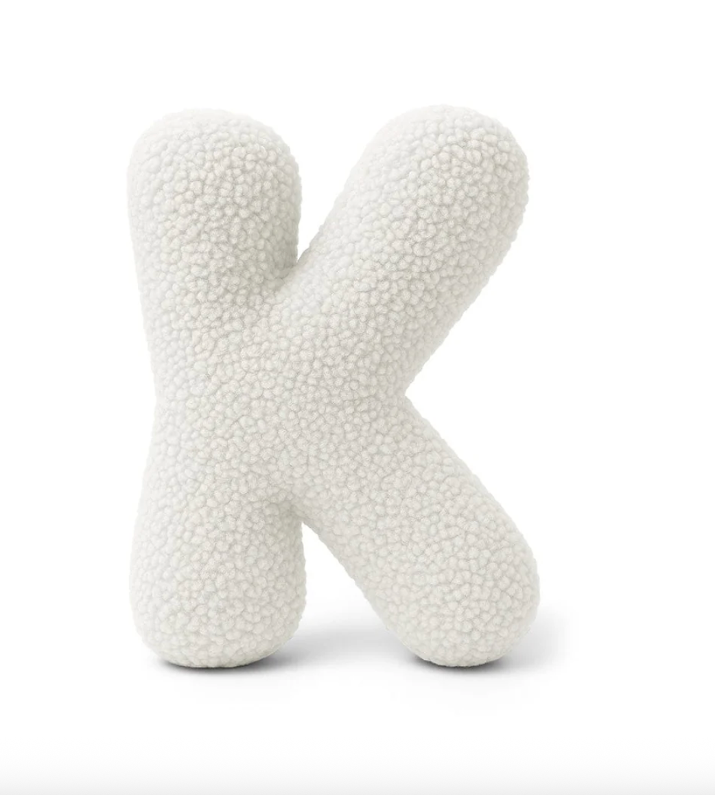 Pagalvė Abėcėlės Raidė Balta | Bearly