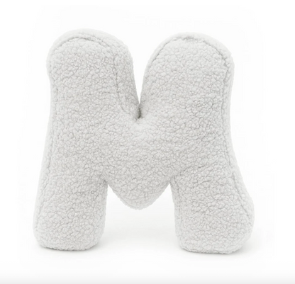 Pagalvė Abėcėlės Raidė Balta | Bearly