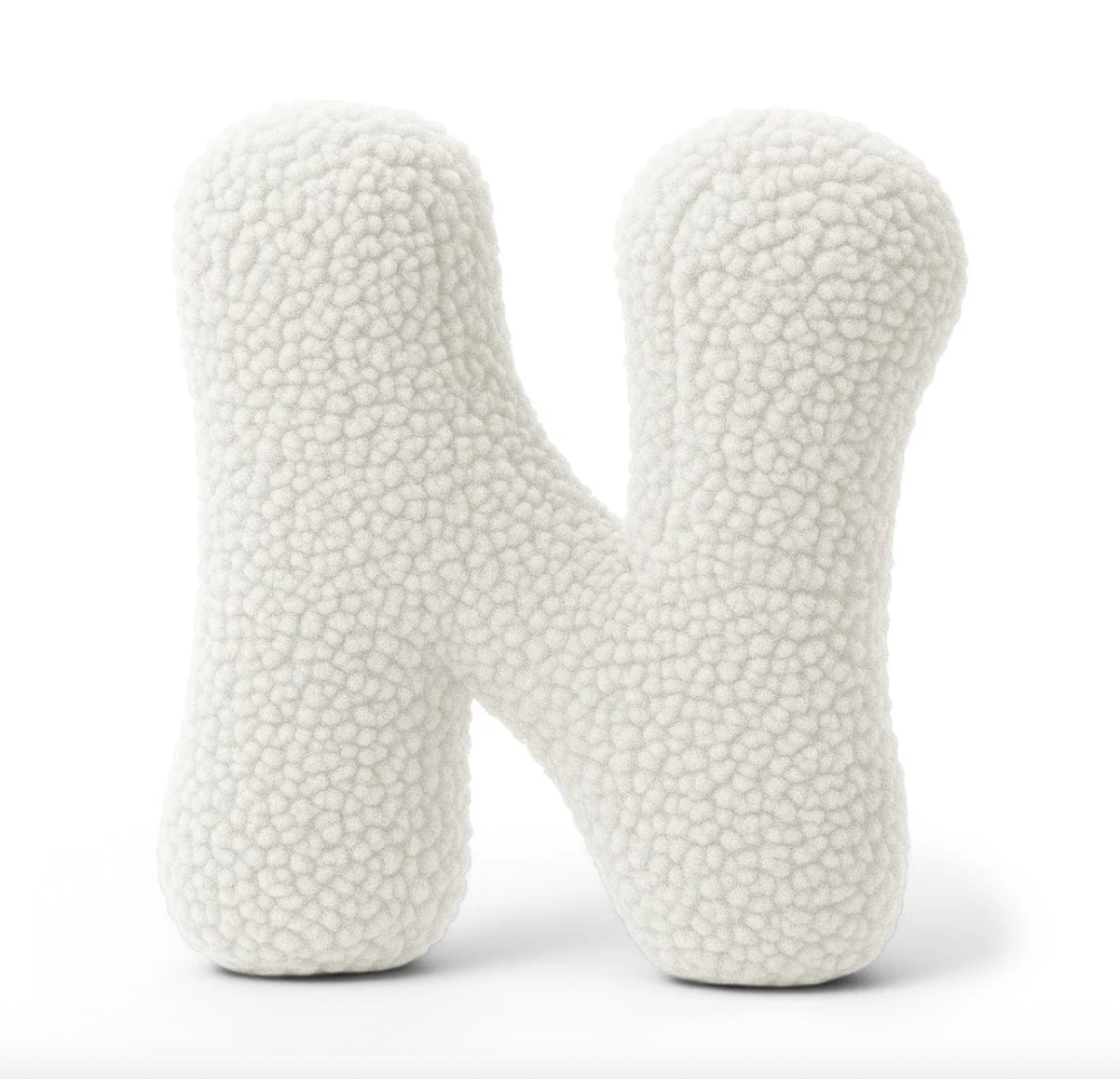 Pagalvė Abėcėlės Raidė Balta | Bearly