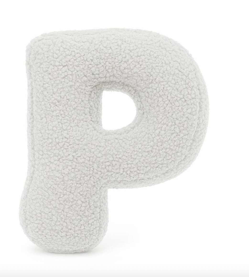 Pagalvė Abėcėlės Raidė Balta | Bearly