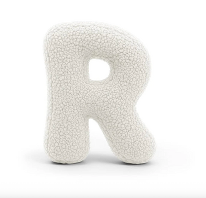 Pagalvė Abėcėlės Raidė Balta | Bearly