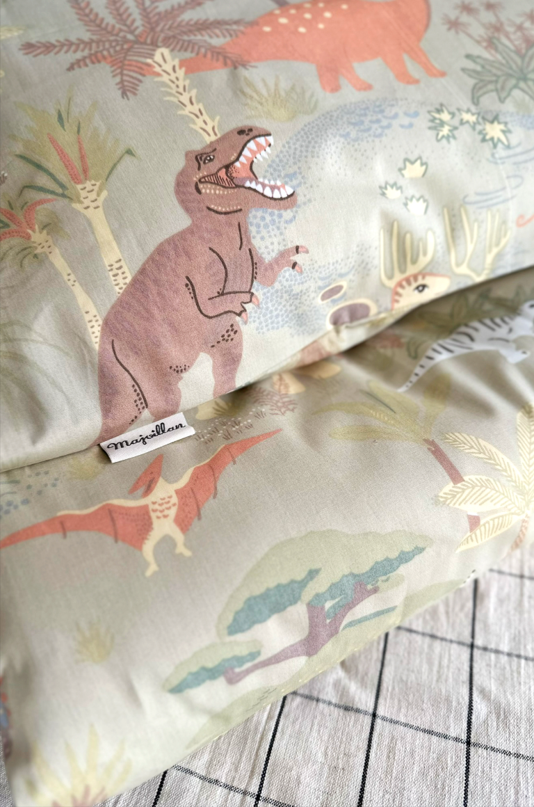 Vaikiškos patalynės komplektas „Dinosaur Vibes“