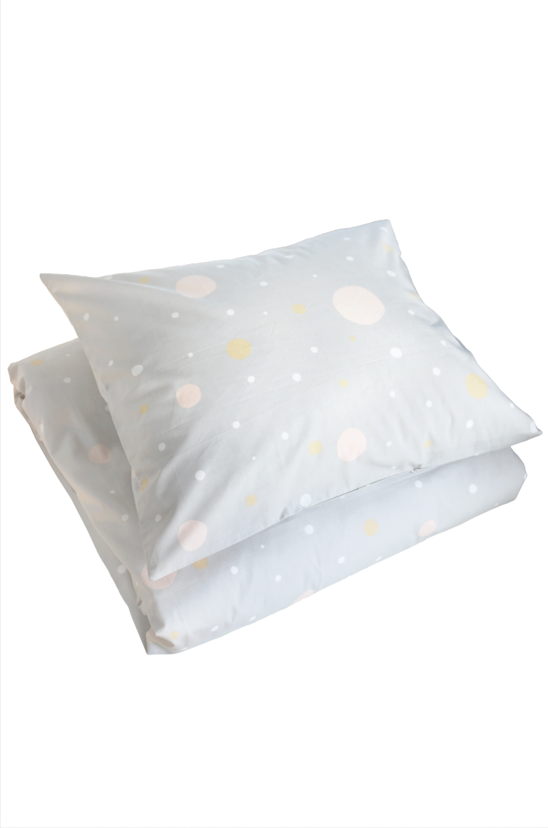 Vaikiškos patalynės komplektas „Confetti Grey“