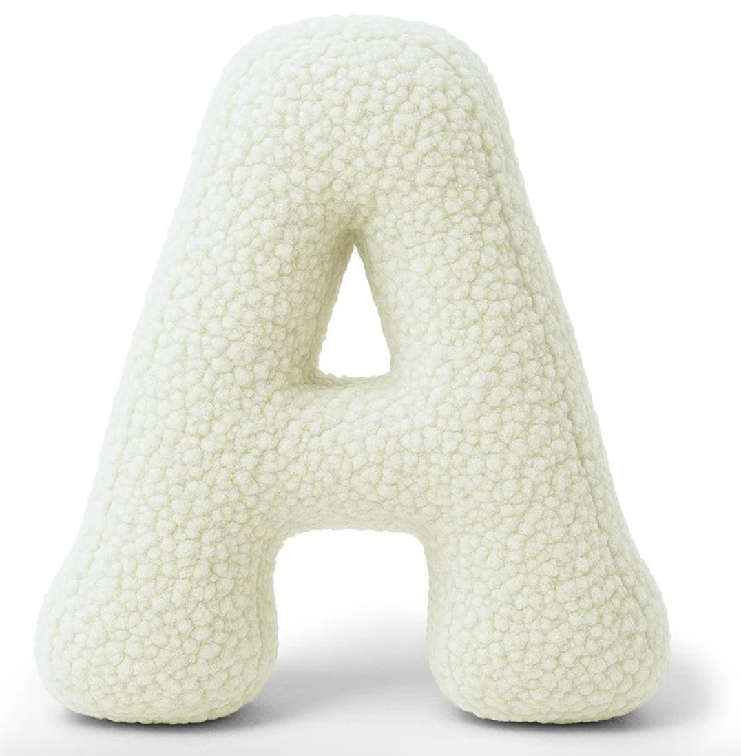 Pagalvė Abėcėlės Raidė Kremas | Bearly