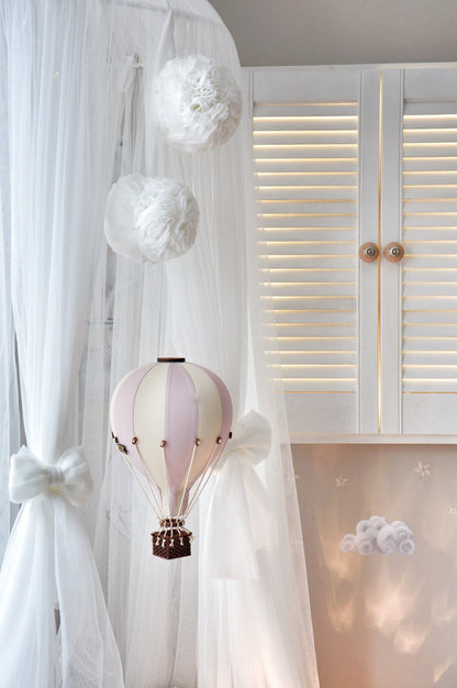 Pakabinamas dekoratyvinis oro balionas BEIGE/ LILAC