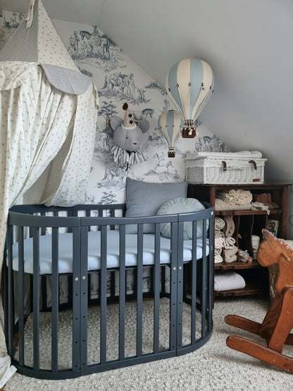 Pakabinamas dekoratyvinis oro balionas BEIGE/ MINT- GREY