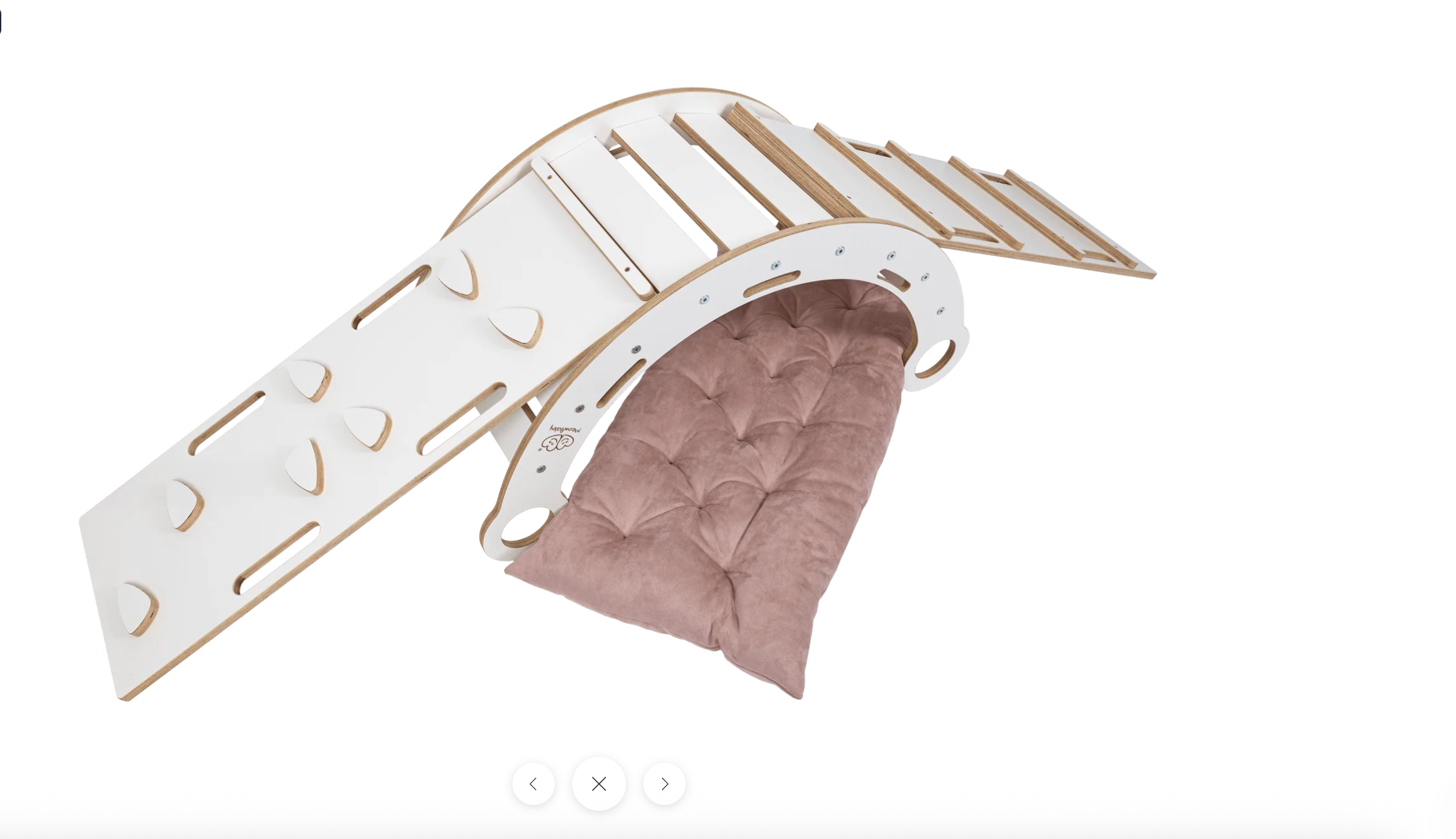 Dream Rocker (baltas) – pasirink rinkinį ir pagalvę