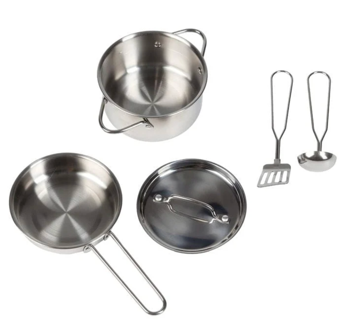 Didelė medinė vaikiška virtuvė su priedais